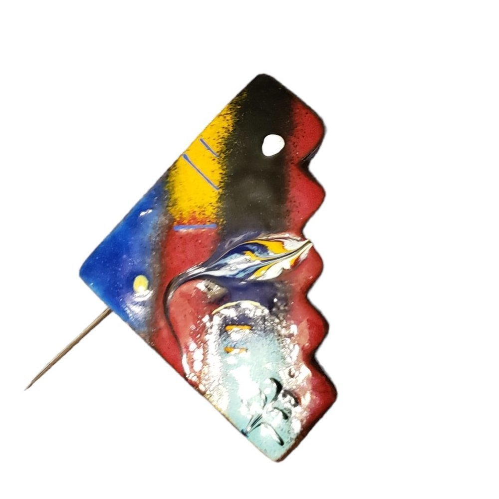 Brooch Native American Modernist Style